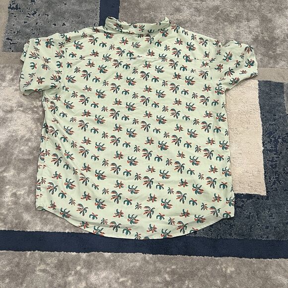 Columbia Omni Shade Short Sleeve Shirt Button Front Floral Men’s UPF 30 XL - Picture 4 of 10